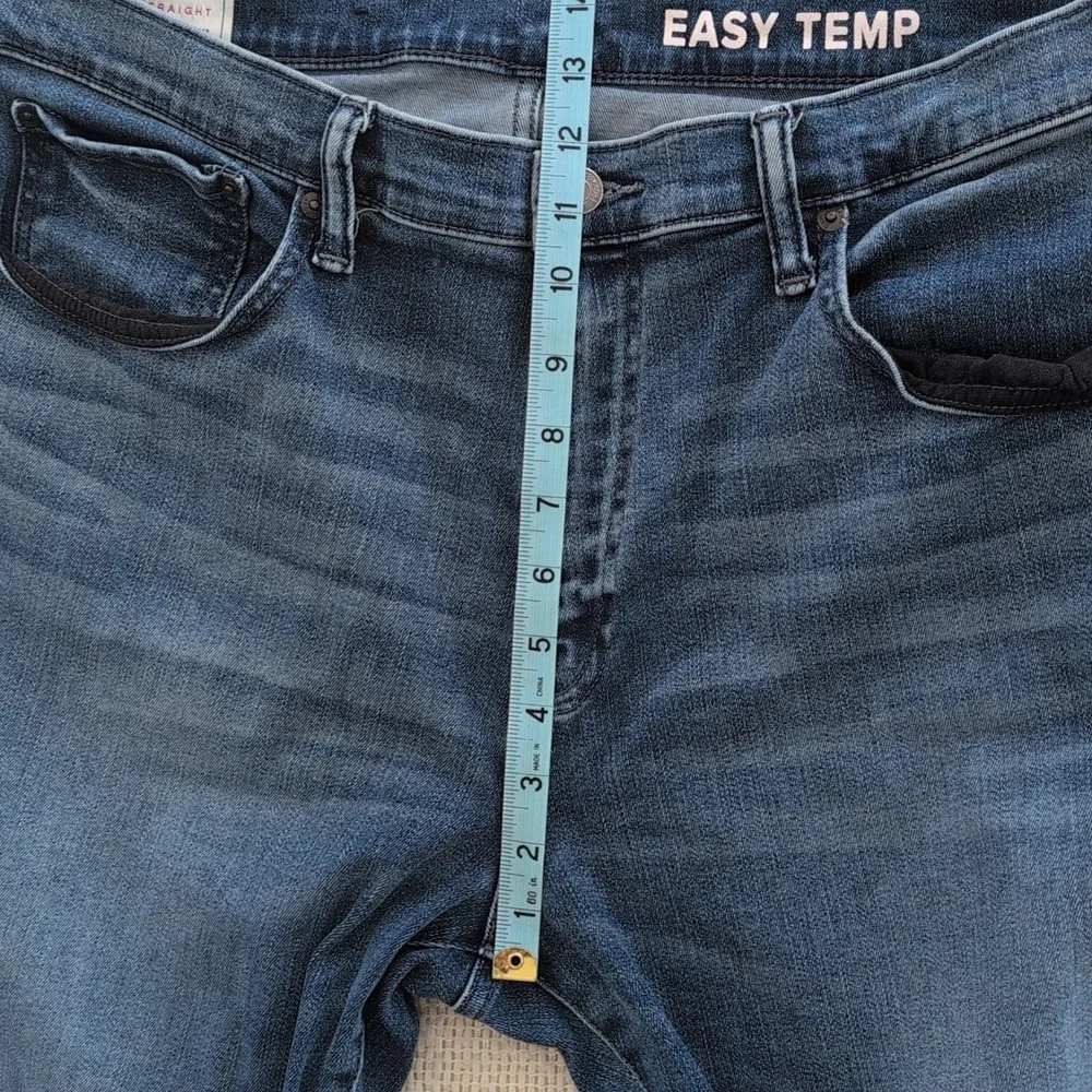 Gap Jeans Men's 36 Easy Temp Straight Relaxed Mid-rise‎ Stretch Blue